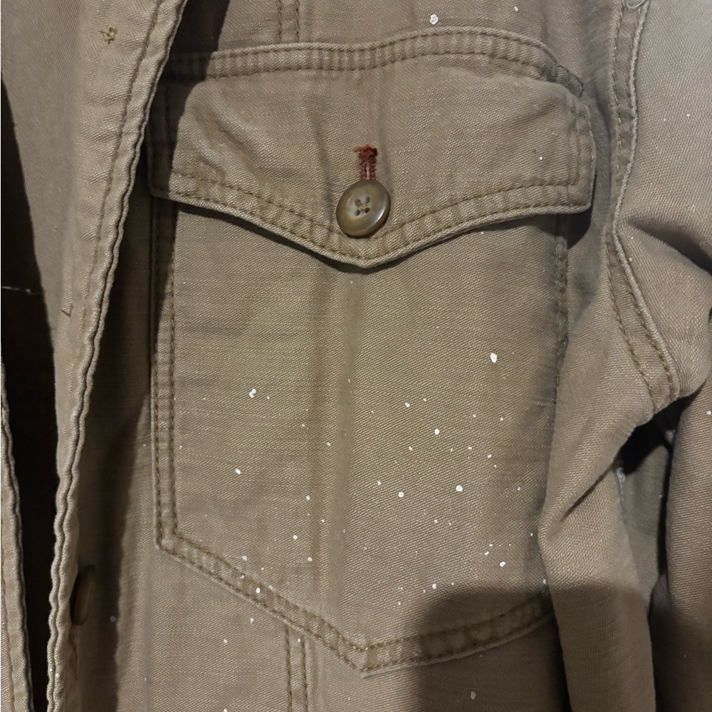 We The Free Brown Jacket With Patterned Accents - image 5